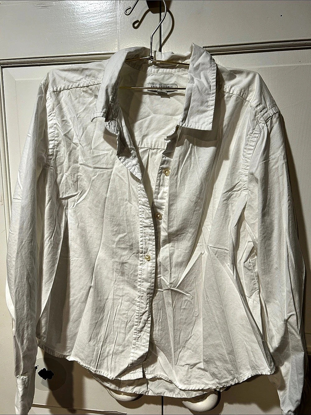 Free Assembly White Cotton Button Down Like New